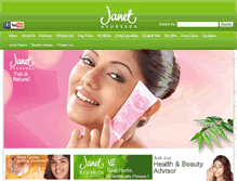 Tablet Screenshot of janet-ayurveda.com